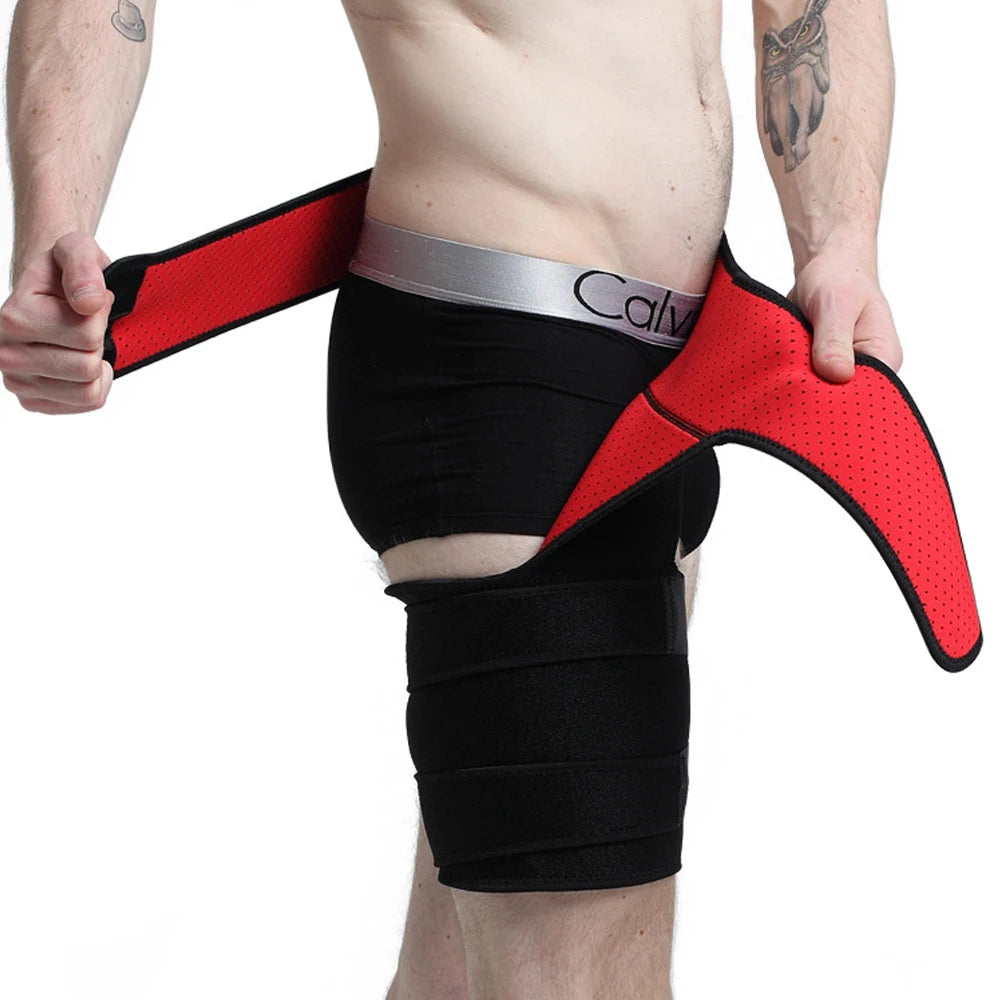 1PC Hip Support Belt Groin Support Sciatica Pain Relief Thigh Strap Compression Brace Joints Groin Arthritis Hip Protective Belt