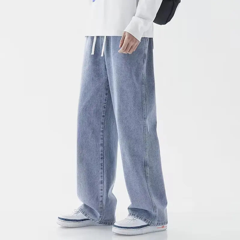 New Men Classic Jeans Jean Homme Pantalones Hombre Men Mannen Soft Black Biker Masculino Denim Overalls Mens Pants Size S-3XL