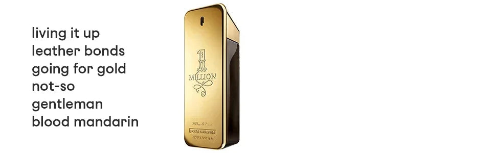 100ml Original 1 Million Fragrance for Men Fresh and Spicy Notes of Amber Leather Tangerine Adds A Touch Irresistible Pheromone