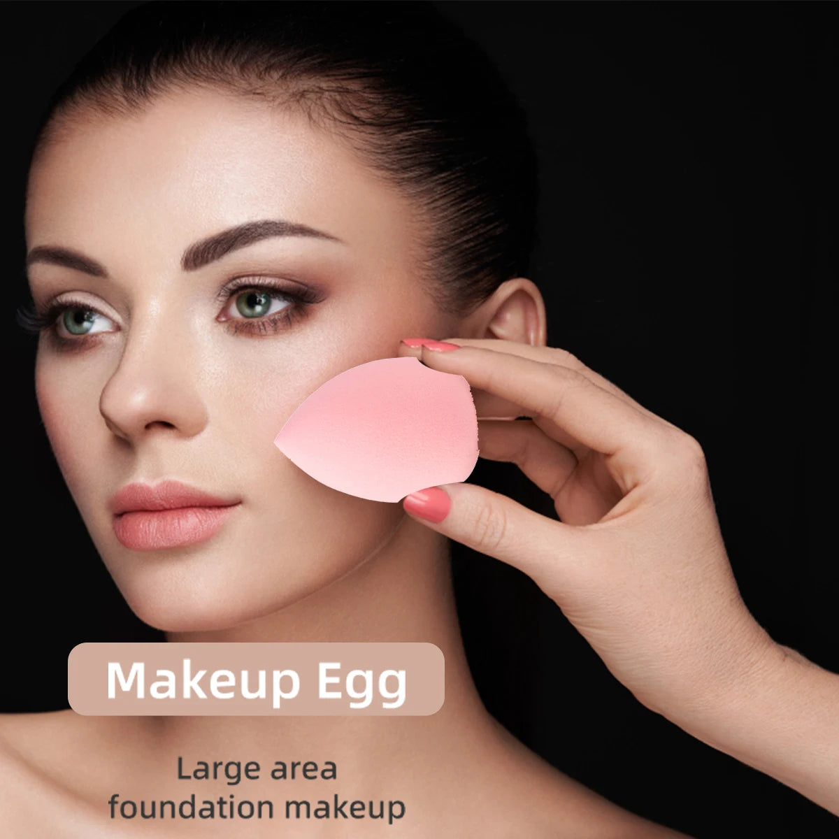 19pcs Makeup Puff and Sponge Set Makeup Tool Set Makeup Sponge Triangle Puff Finger Puff  Headband Wristband Makeup remover Puff