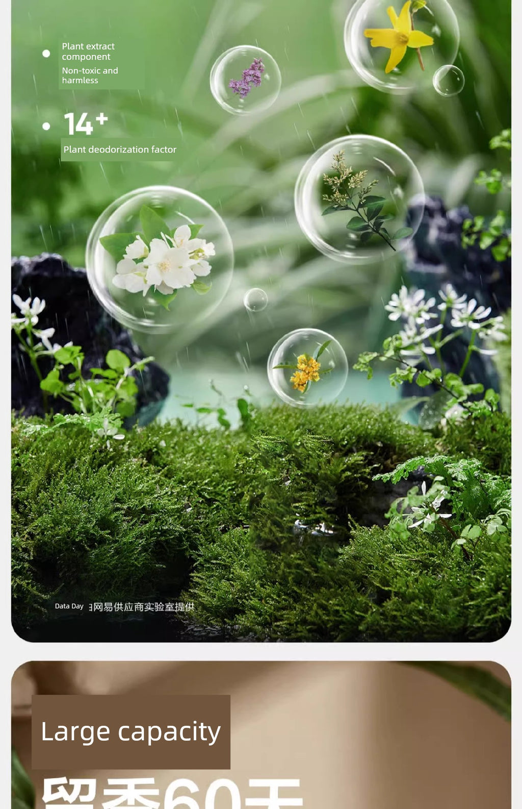 NetEase Yeation Bathroom Fragrance Juice White Peach Air Freshing Agent Toilet Deodorant Indoor Bedroom Long-Lasting Fragrance