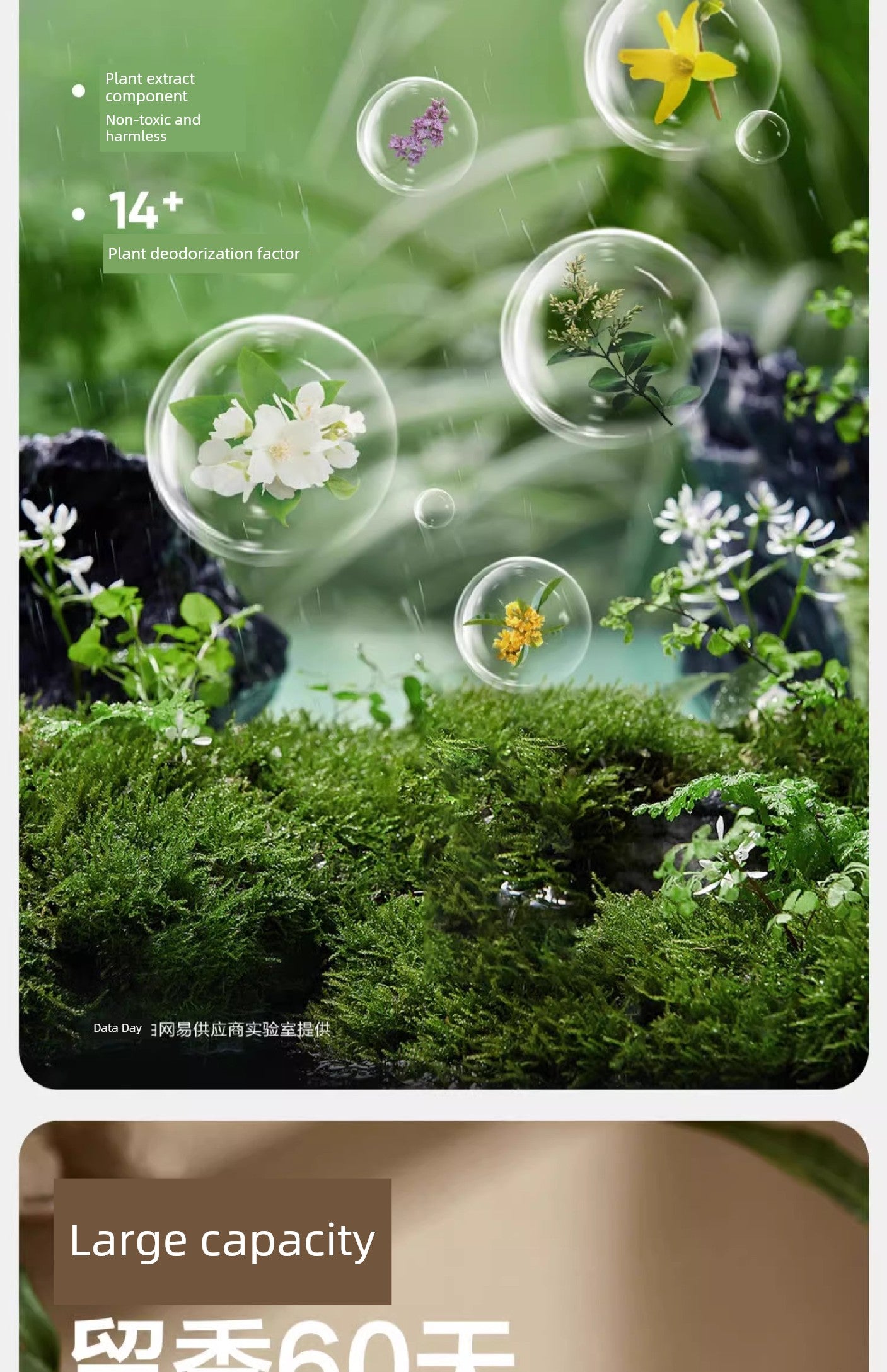 NetEase Yeation Bathroom Fragrance Juice White Peach Air Freshing Agent Toilet Deodorant Indoor Bedroom Long-Lasting Fragrance