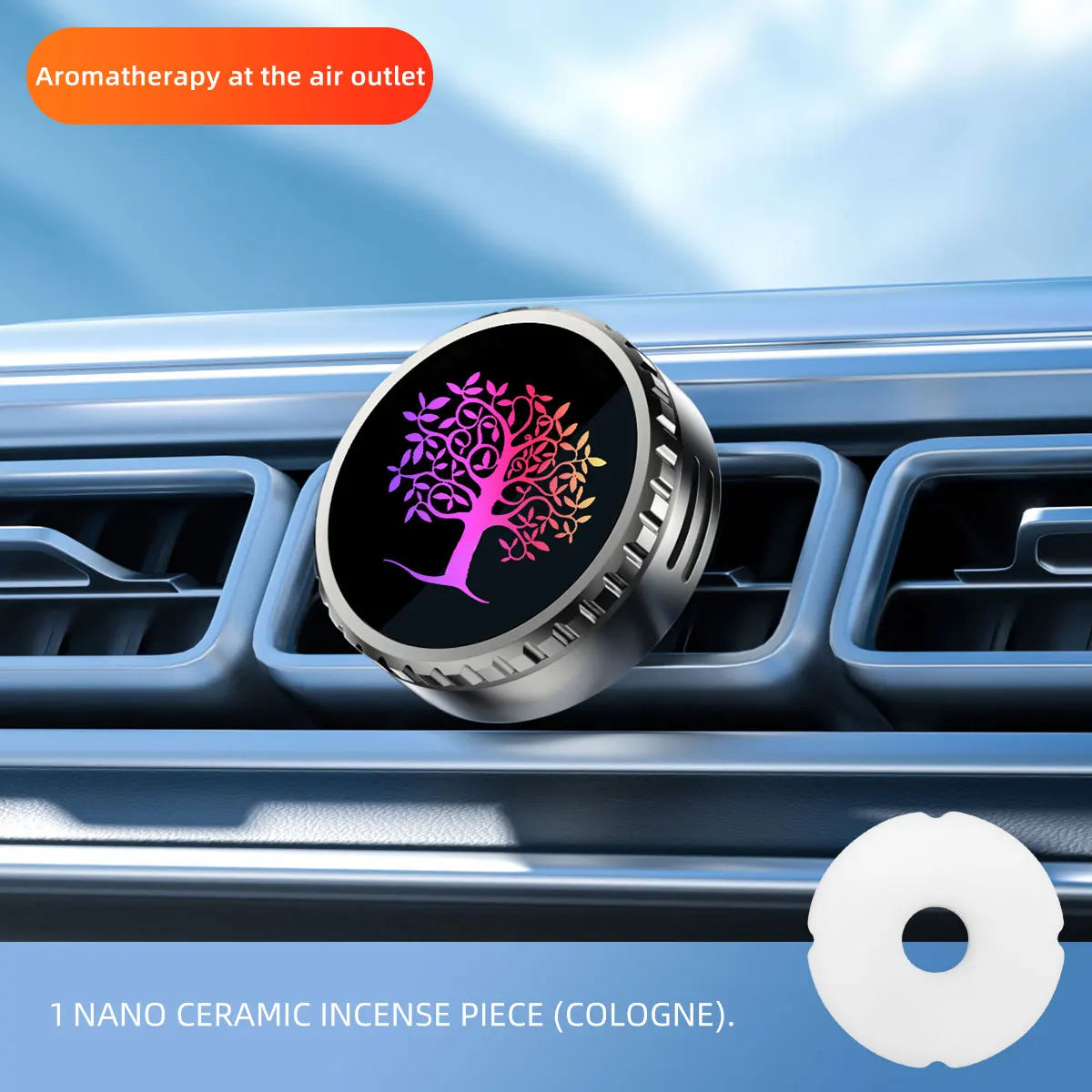 Cologne Car Air Outlet Aromatherapy Solid Fragrance Diffuser Accessories Car Air freshener Dual-purpose vent clip and charm