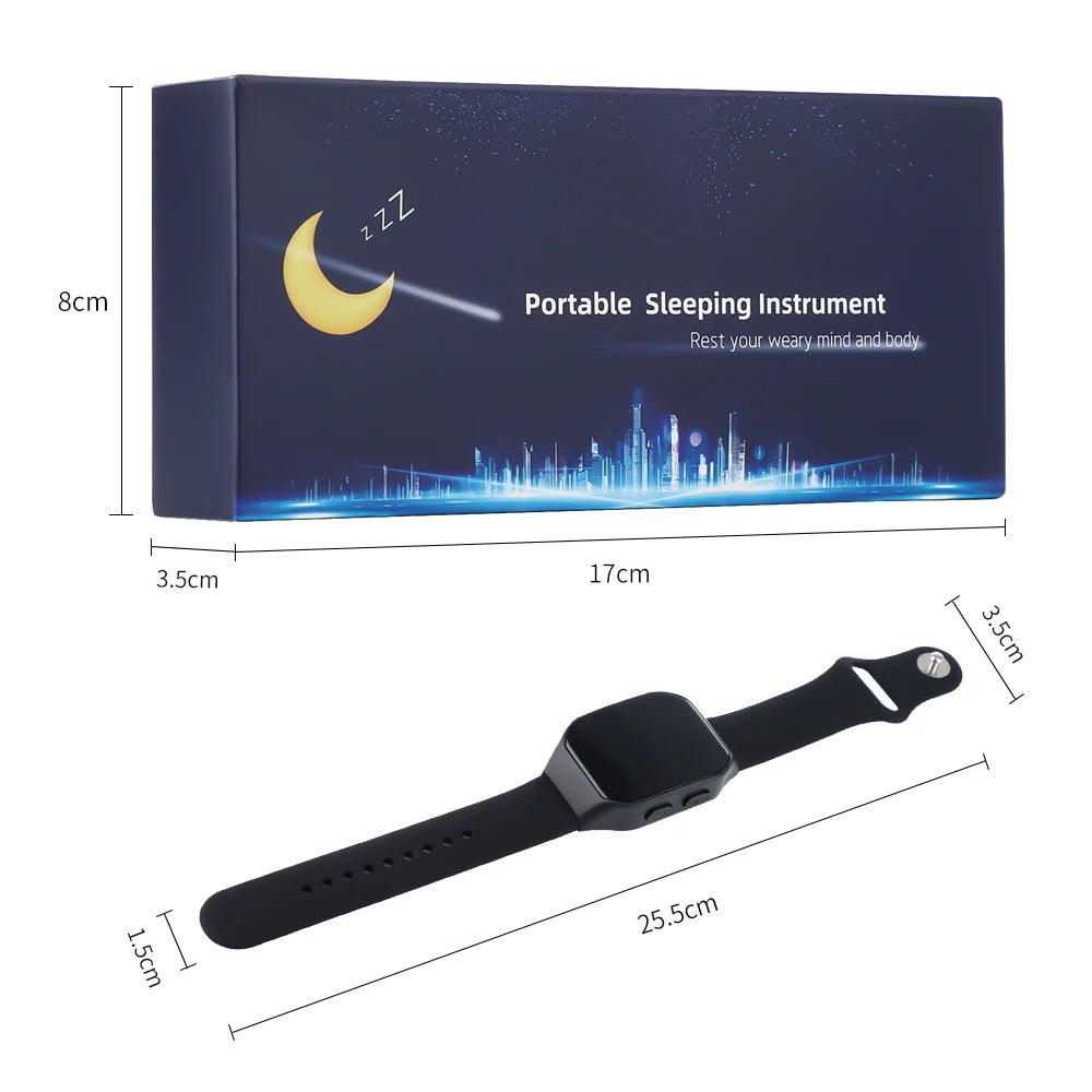 PASTSKY Intelligent Sleep Aid Watch Microcurrent Pulse Sleep Help Massager Household Wristband Anti-anxiety Insomnia Hypnosis