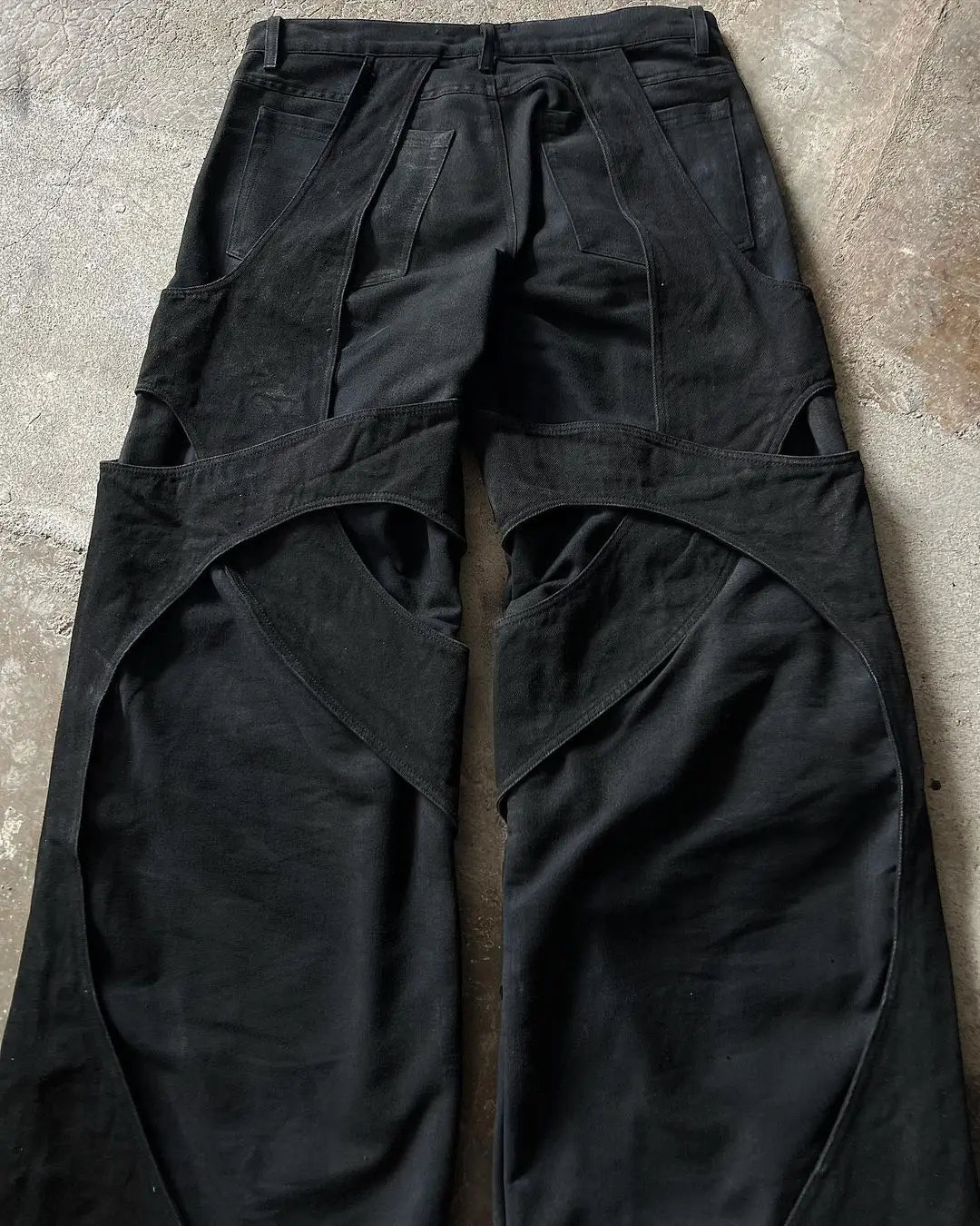 2024 New Gothic Retro Jeans for Men Wide Leg Straight Black Y2k Baggy Jeans Harajuku Hip Hop High Waist Denim Pants Streetwear
