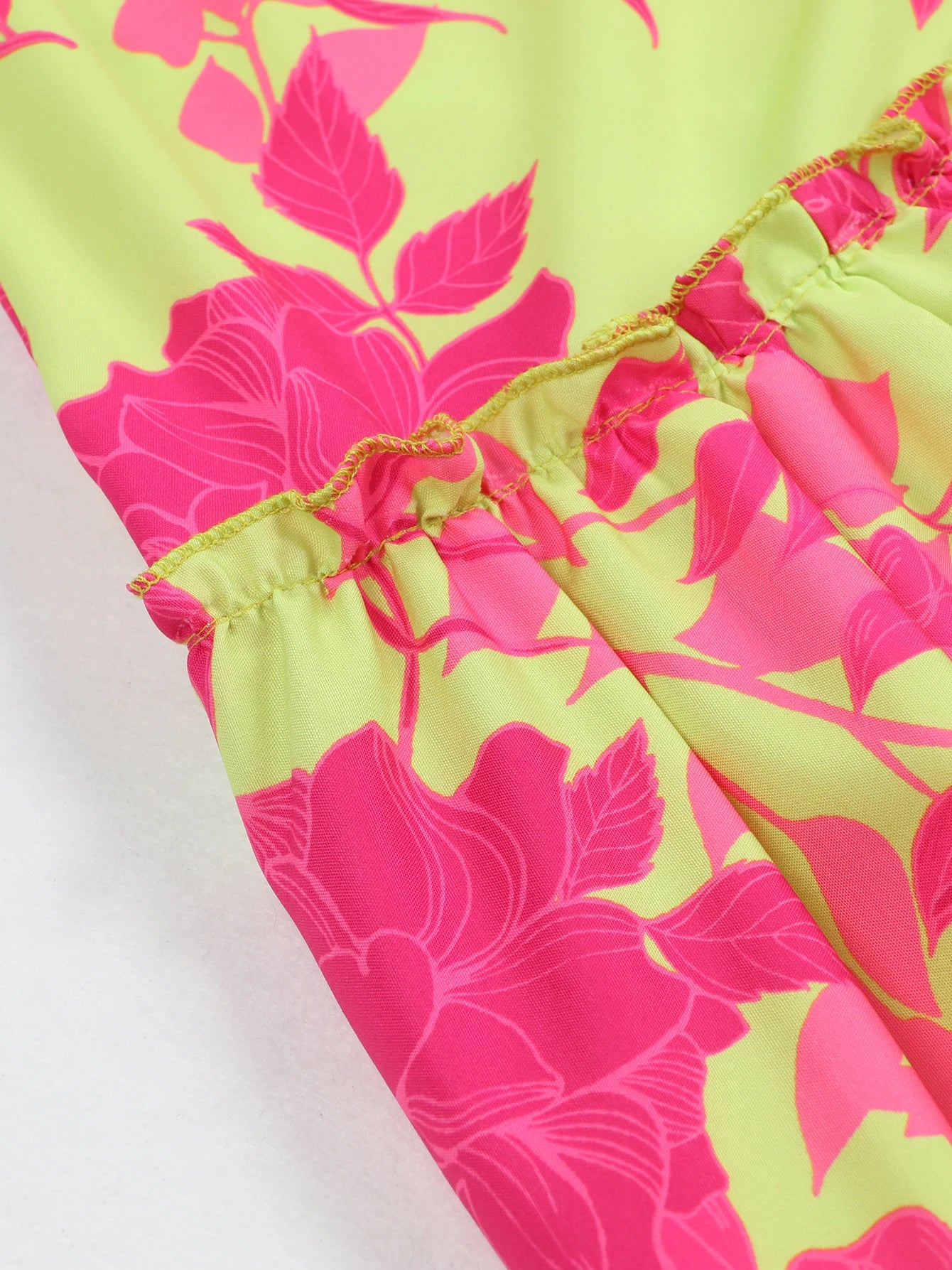 2024 Summer Print Long Dress Women Clothing Lace Up Sling Party Dresses Pattern Strappy Ladies Hollow Out V-Neck Beach Vestidos