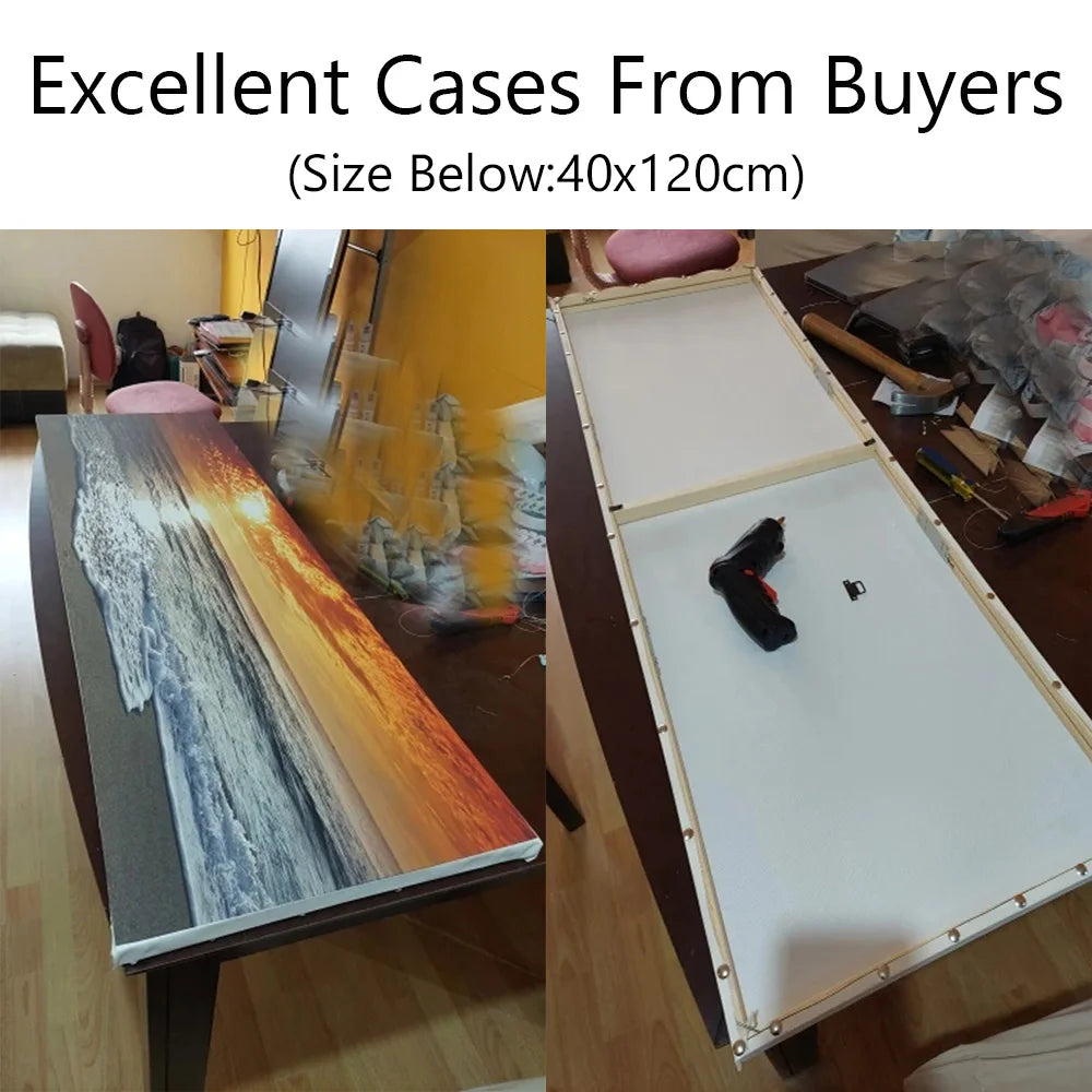 Cadre mural en bois pour peinture à l'huile sur toile, 25 x 35 cm, 30 x 40 cm, pour peinture diamant