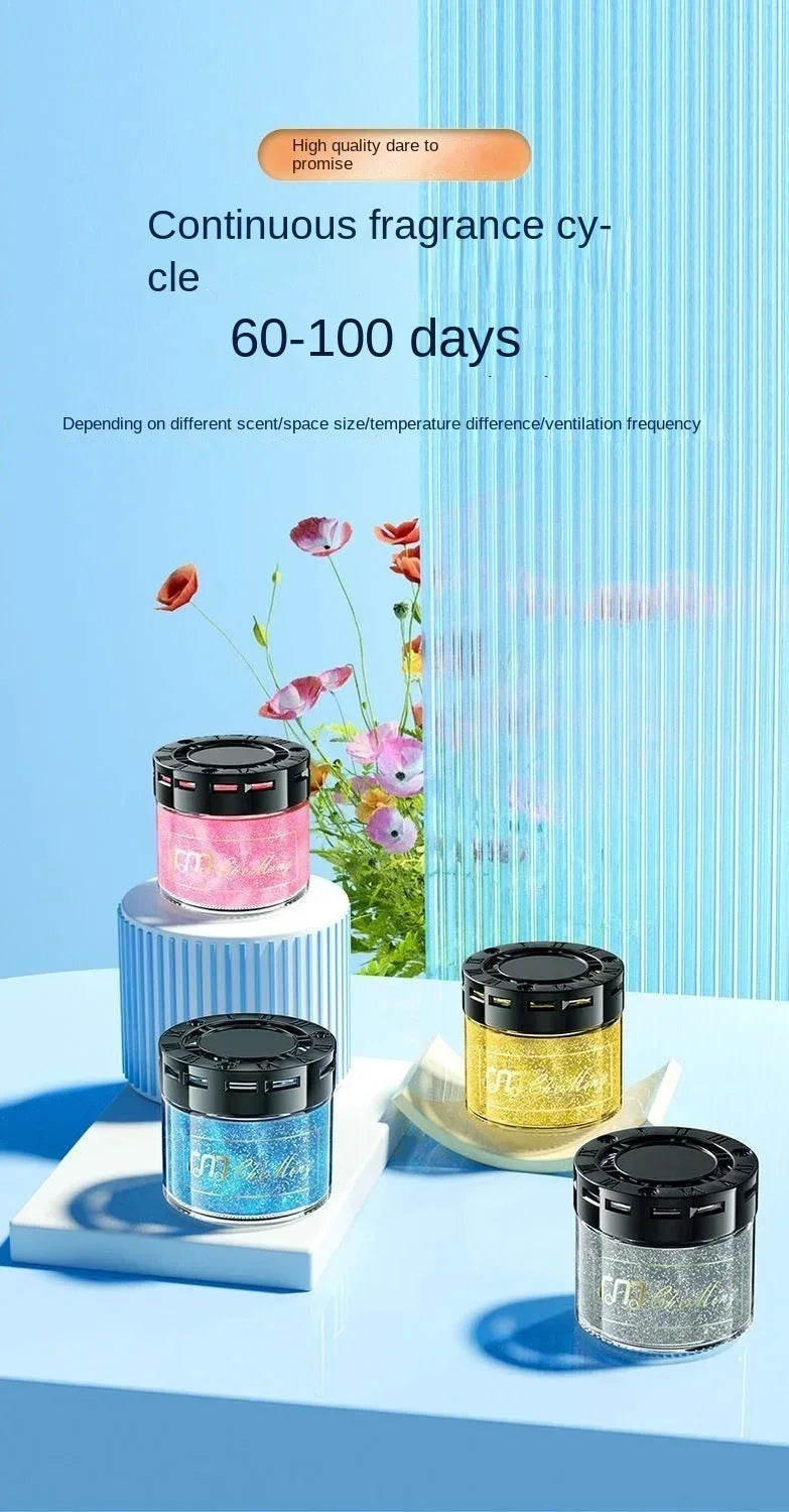 Car Aromatherapy Balm Odor-Removing Fragrance For Cars Long-Lasting High-End Light Fragrance In-Car Solid Perfume Car Ornaments