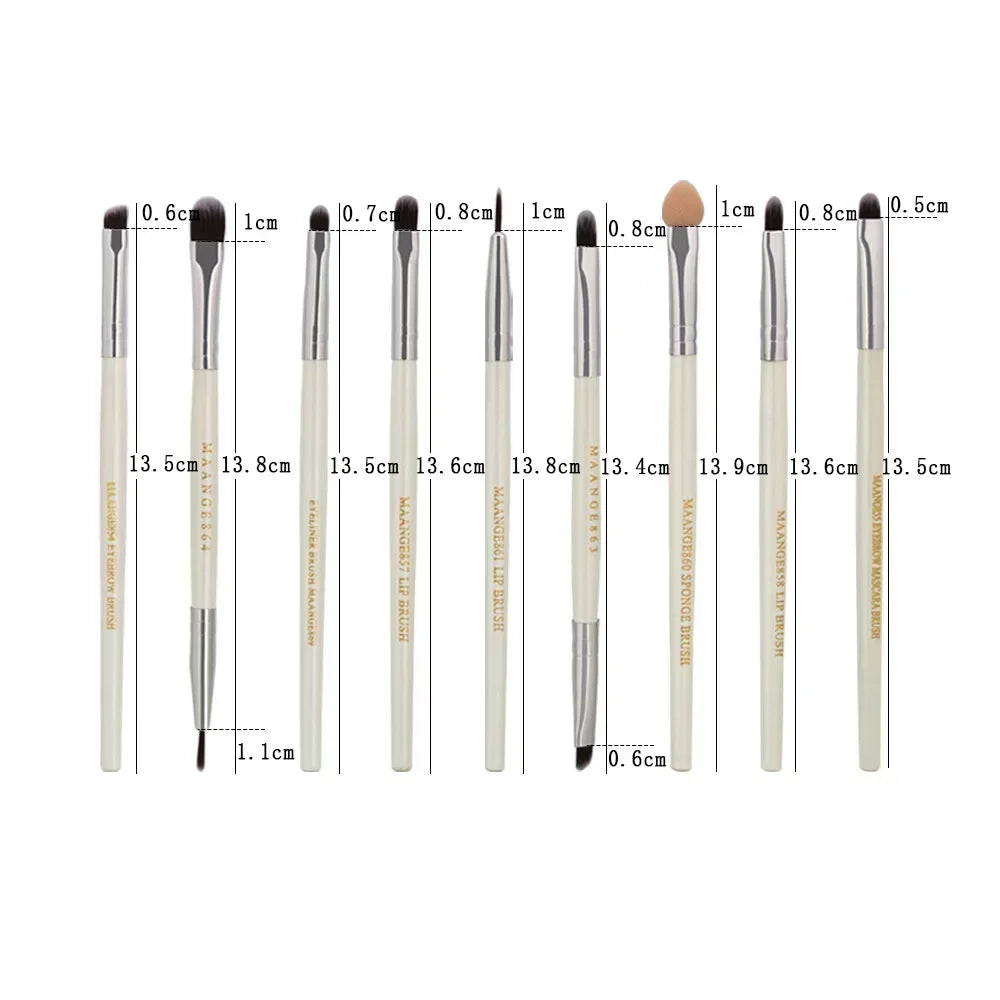 Ensemble de pinceaux de maquillage professionnels, 3/13/22 pièces, pour fard à paupières, eye-liner, cosmétiques