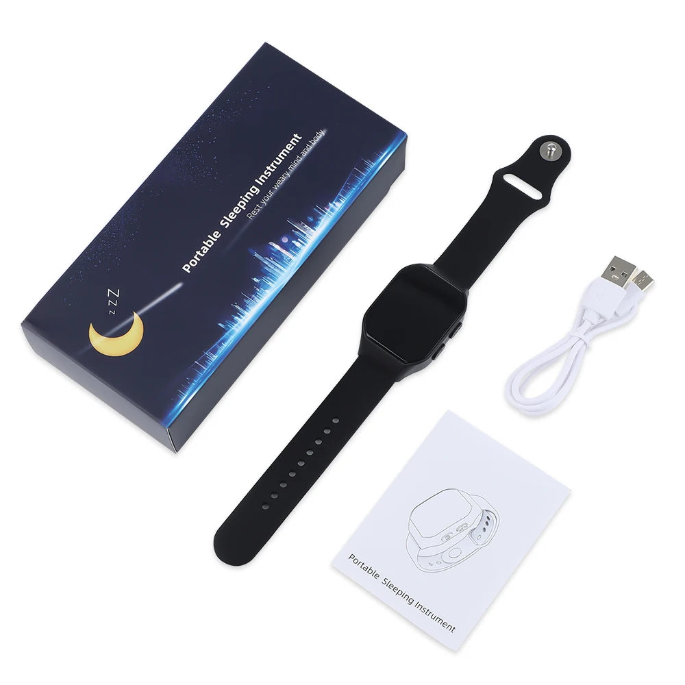 PASTSKY Intelligent Sleep Aid Watch Microcurrent Pulse Sleep Help Massager Household Wristband Anti-anxiety Insomnia Hypnosis