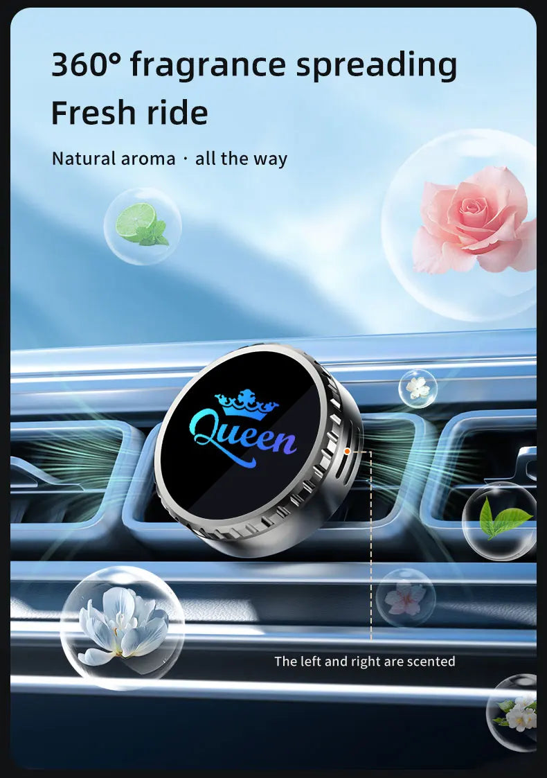 Cologne Car Air Outlet Aromatherapy Solid Fragrance Diffuser Accessories Car Air freshener Dual-purpose vent clip and charm