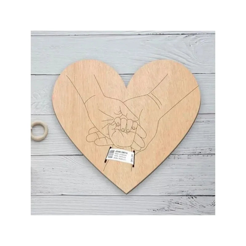 Newborn Hospital Engraved Keepsake Holder Personalized Baby Gift Memorial Pregnancy Wristband For Mother's Day & Father's Day
