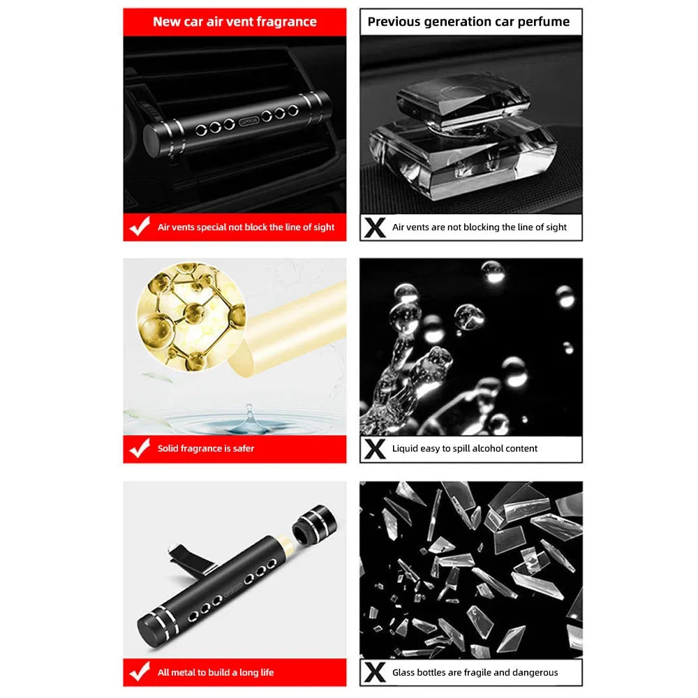 Car perfume, car air outlet, car aromatherapy, air conditioner, interior products, creative fragrance, long-lasting light fragra