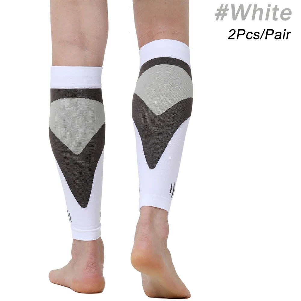 1 Pair Calf Compression Sleeves, Footless Socks Support for Running, Men Women Leg Sleeve Brace for Shin Guard Splints Swelling