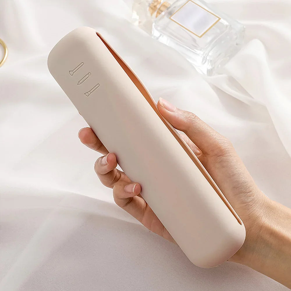 Makeup Bag Makeup Brush Pouch Cosmetic Organizer Travel Holder Storage Brush Case Brush Makeup Bag Pouch Silicon Makeup Bag