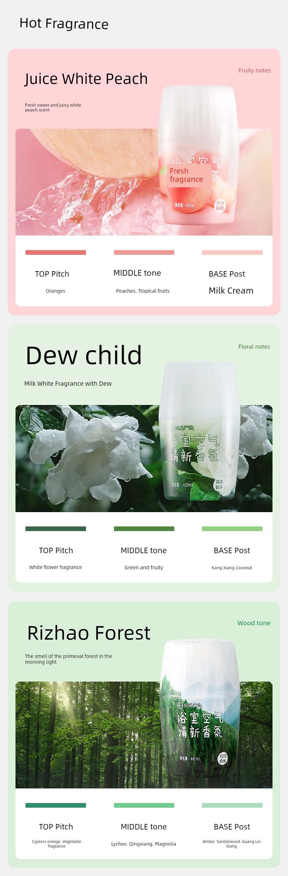 NetEase Yeation For Home Freshing Agent Toilet Long-Lasting Aromatherapy