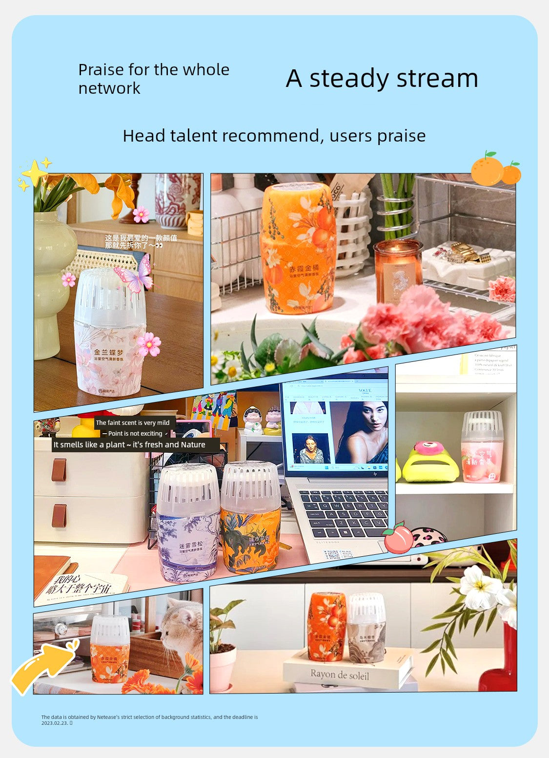 NetEase Yeation Bathroom Fragrance Handy Gadget Air Freshing Agent