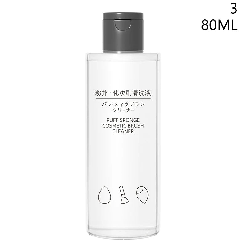 50/80ML Makeup Puff Cleaner Makeup Tool Specific Brush Makeup Egg Cushion Sponge Makeup Cleaning Tool Cleaning Solution