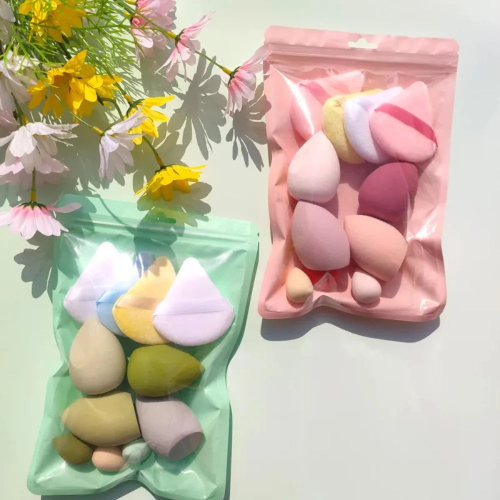 Makeup egg does not eat powder air cushion liquid foundation makeup egg dry wet dual-use makeup sponge multicolor makeup egg