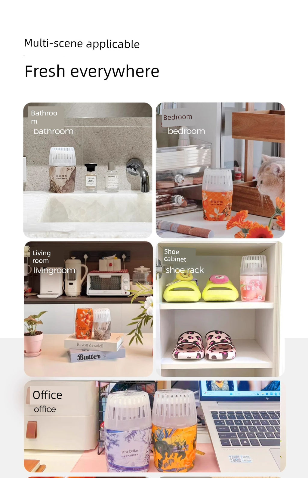 NetEase Yeation Bathroom Fragrance Handy Gadget Air Freshing Agent