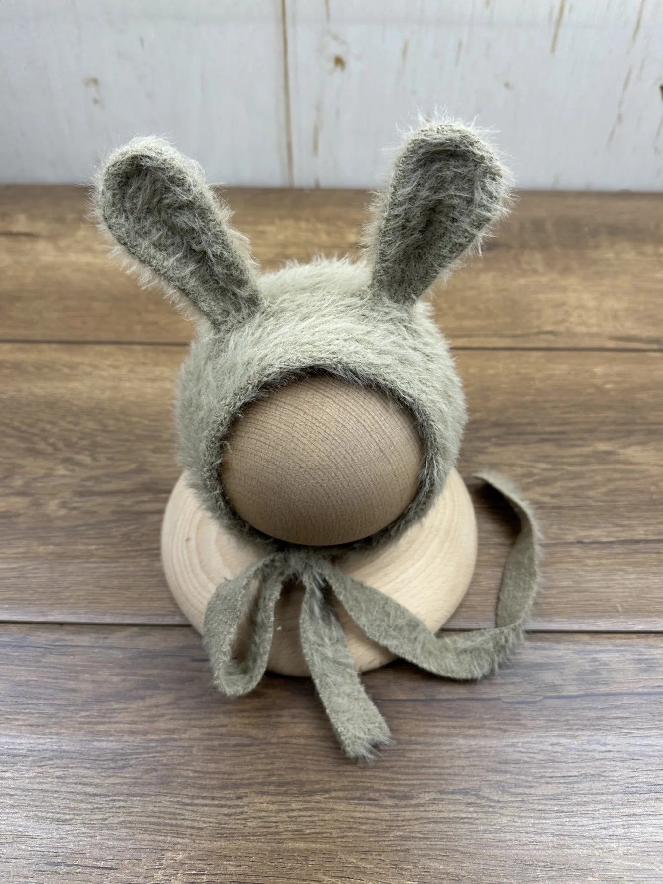 Newborn Day Photography Clothing Baby Cute Bunny Photography Clothing Set Baby Handmade Knitwear Growth Souvenir