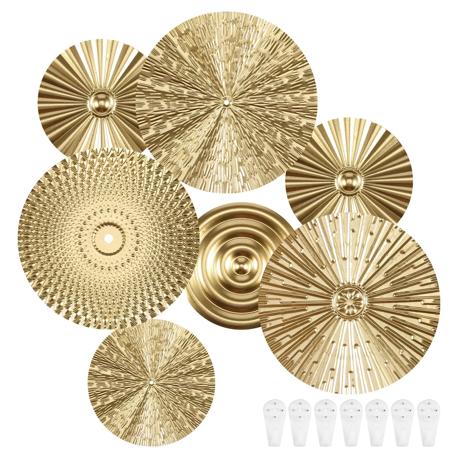Gold Wall Decor Metal Gold Wall Art Minimalist Gold Wall Decoration Hangable Gold Wall Home Decor Exquisite Gold Wall Hanging