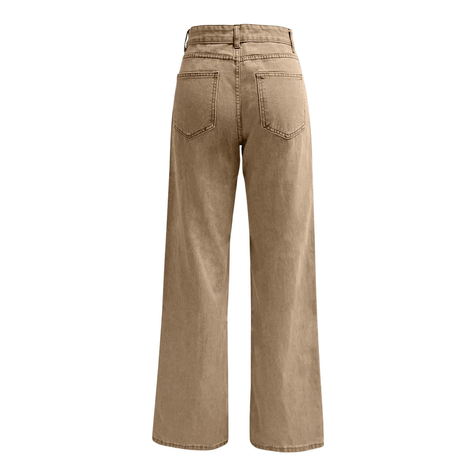 Women's High Waist Washed Women's Jeans Fashionable Versatile Straight Leg Pants Jeans Women Jean Pants Women Jeans Women 2025