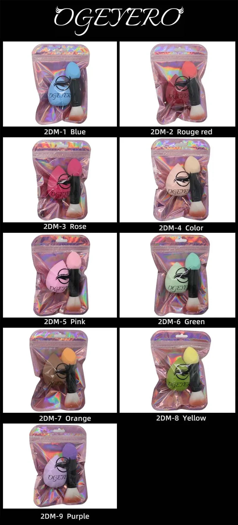 Kit de pinceaux de maquillage Ensemble de pinceaux de maquillage de beauté Pinceau anti-cernes Pinceau cosmétique Blush Fond de teint Fard à paupières Anti-cernes Lèvres Outil pour les yeux