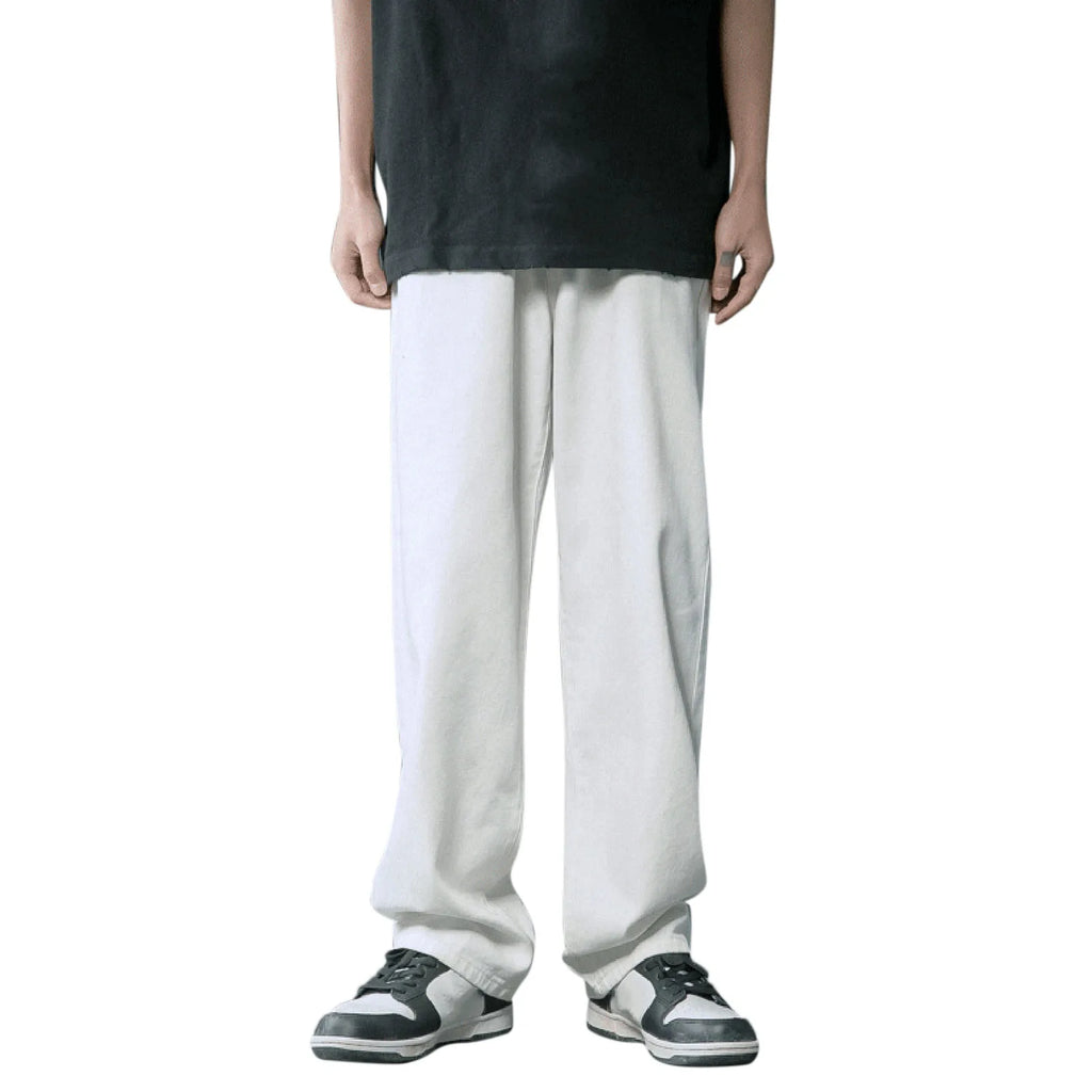 Men Casual Fashion Loose Jeans Street Wide Leg Trousers Pants Male Clothes Casual Trousers Ropa Hombre Cargo Baggy