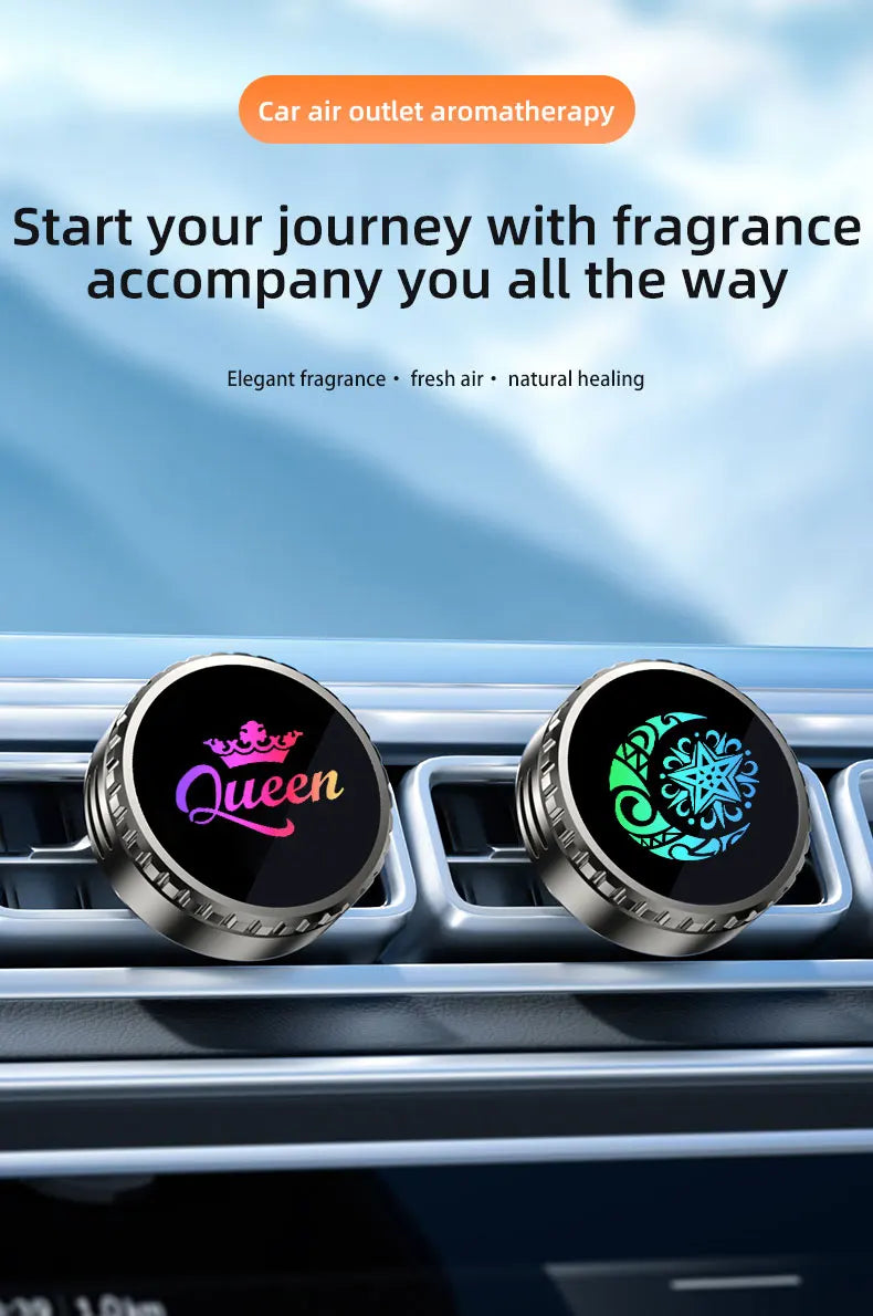 Cologne Car Air Outlet Aromatherapy Solid Fragrance Diffuser Accessories Car Air freshener Dual-purpose vent clip and charm