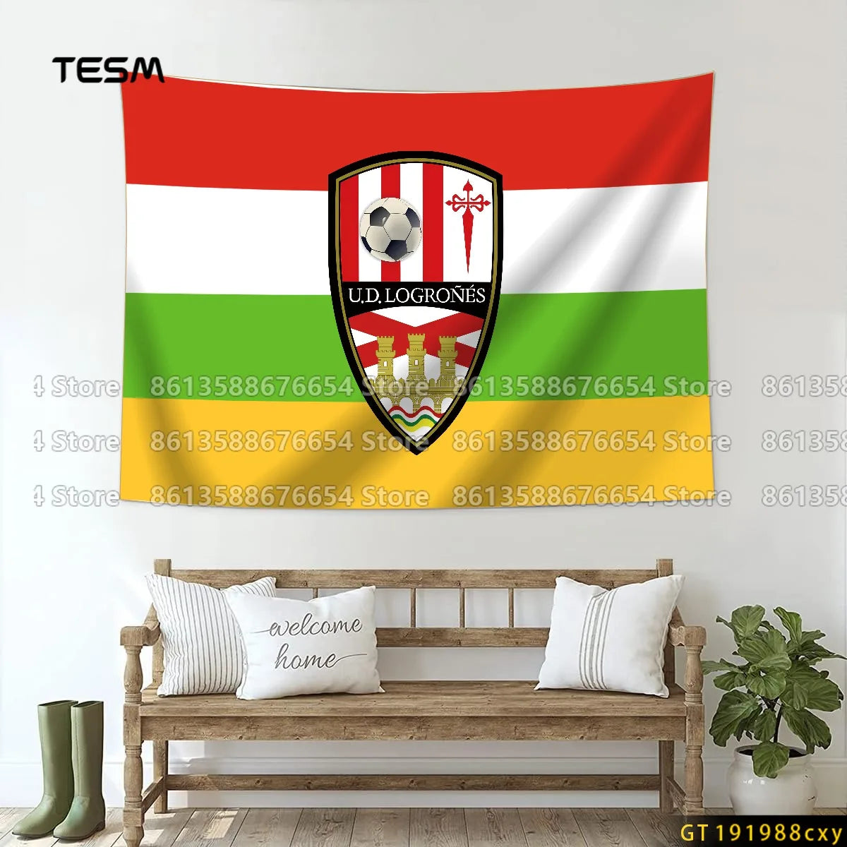 Wall Art Decor  Fabric Tapestry Wall Hanging  Living Room Bedroom Kitchen Dorm Decor Multi  Flag 3D printed pattern