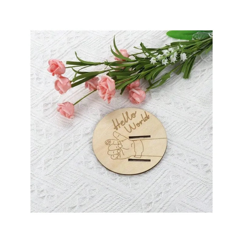 Newborn Hospital Engraved Keepsake Holder Personalized Baby Gift Memorial Pregnancy Wristband For Mother's Day & Father's Day