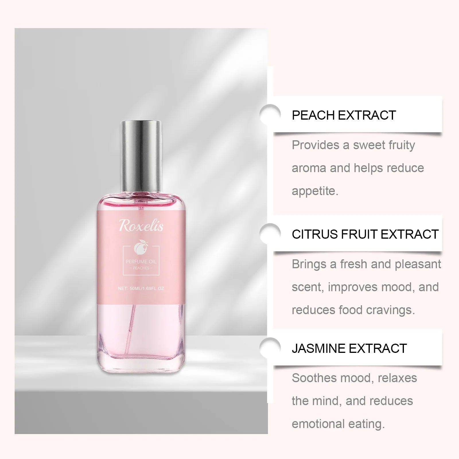 Peach Fragrant Perfume Lasting Sweet Aroma Light Fragrance Enhanced Pheromone Elegant Stimulates Flirtation Perfume Social Date