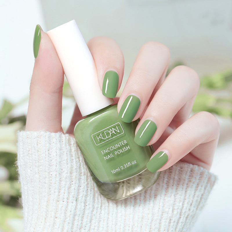 Vernis à ongles à séchage rapide 10 ml - Formule ultra-brillante et non toxique dans des tons rose, noir, blanc et rouge tendance - Parfait pour des manucures et des créations nail art en toute sécurité à domicile